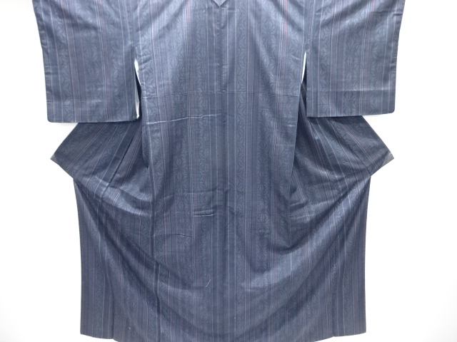 JAPANESE KIMONO / TSUMUGI / WOVEN ASANOHA 